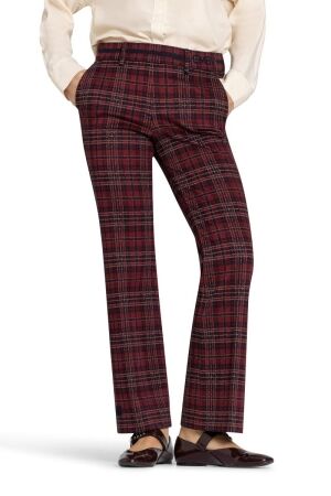 Cambio Francoise cropped 848 Burgundy/blue brit pop