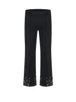 Cambio Francoise cropped pailetten 099 Black