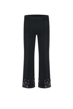 Cambio Francoise cropped pailetten 099 Black
