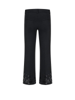 Cambio Francoise cropped pailetten 099 Black