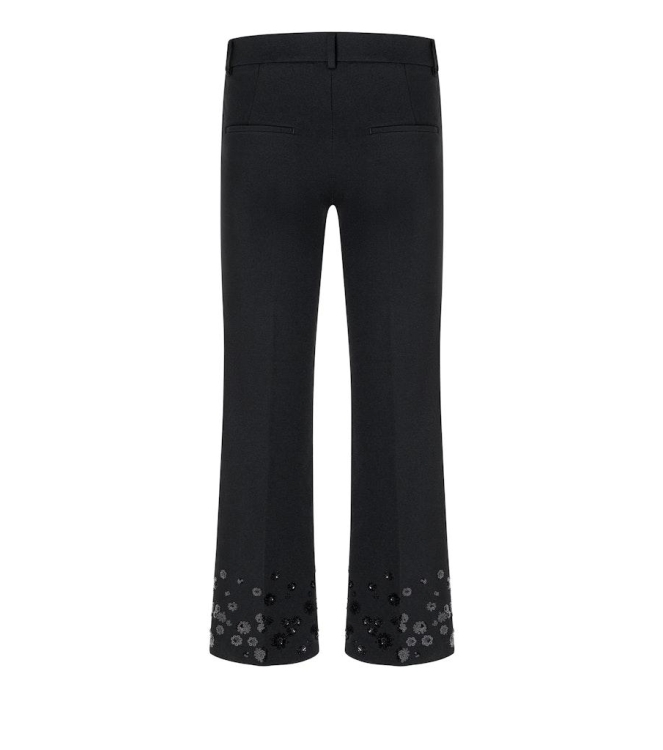 Cambio Francoise cropped pailetten 099 Black