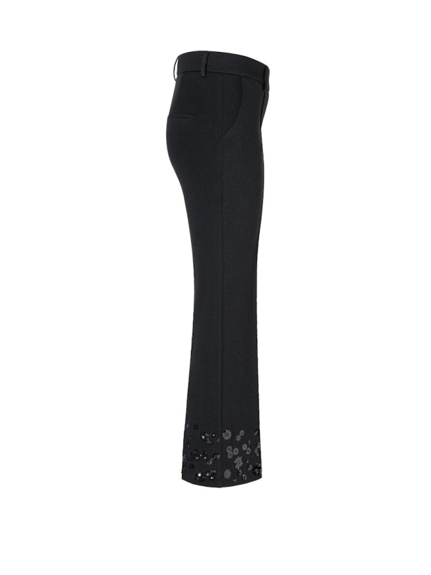 Cambio Francoise cropped pailetten 099 Black