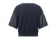 Yaya Boatneck sweater with transpar 94010 Total eclipse blue