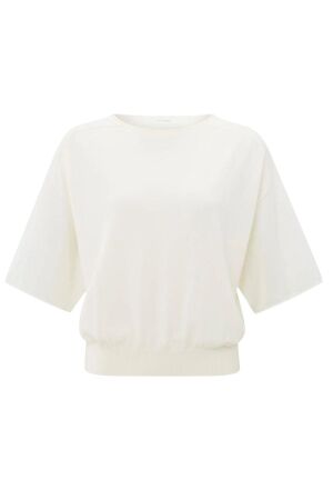 Yaya Sweater with sheer sleeves