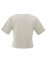 Yaya Knitted top with short sleeves