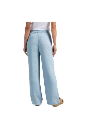 Yaya Woven trousers with wide legs 99992 Baby Blue