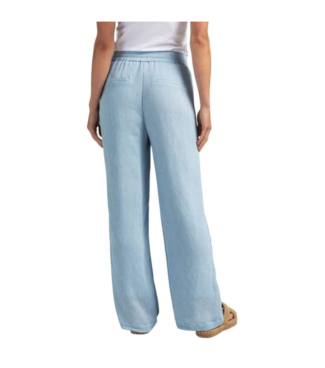 Yaya Woven trousers with wide legs 99992 Baby Blue