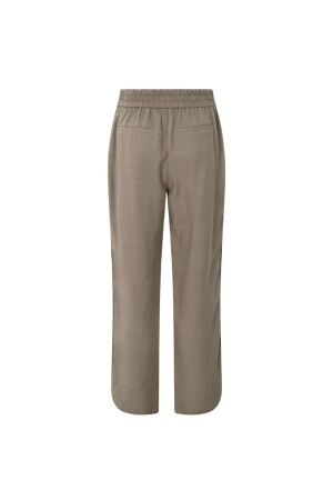 Yaya Woven trousers with curved hem