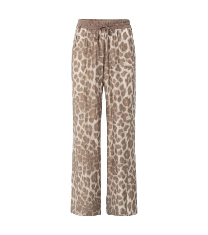 Yaya Leopard print trousers