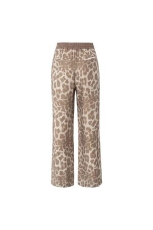 Yaya Leopard print trousers
