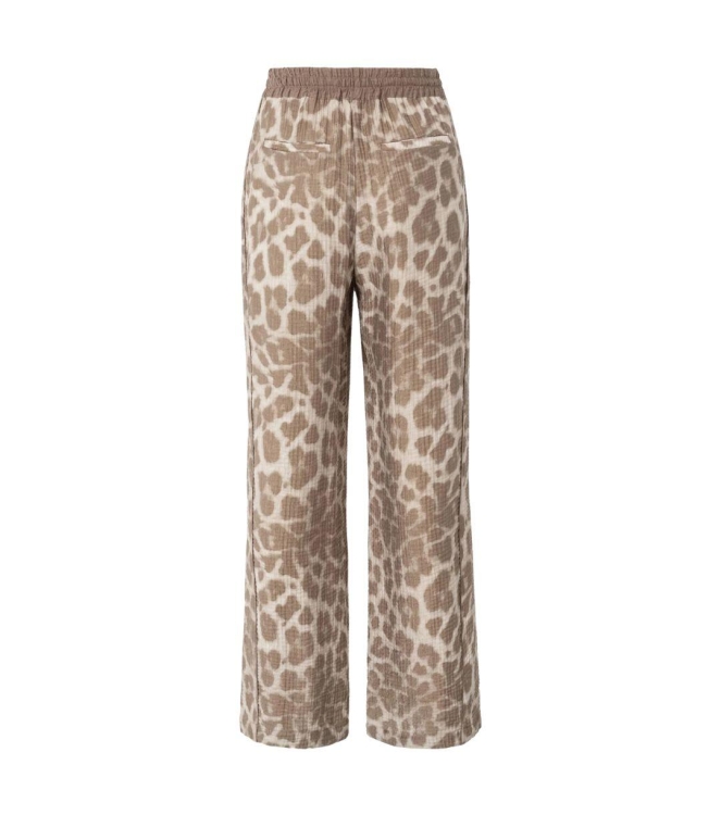 Yaya Leopard print trousers