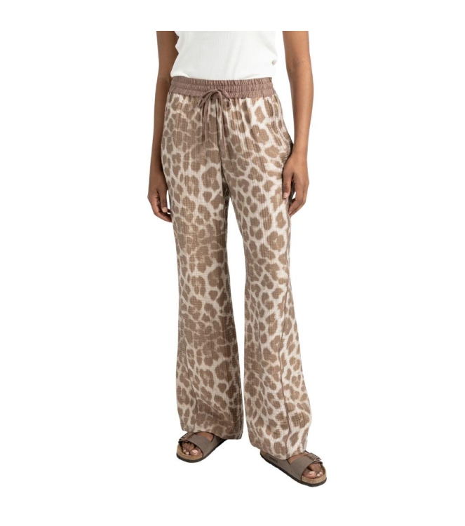 Yaya Leopard print trousers