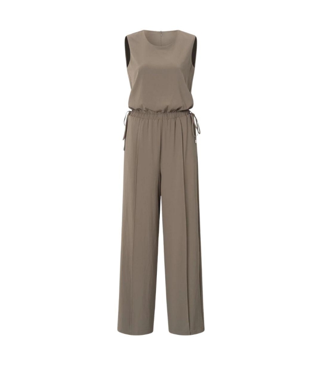 Yaya Sleeveless jumpsuit with cord