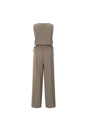 Yaya Sleeveless jumpsuit with cord