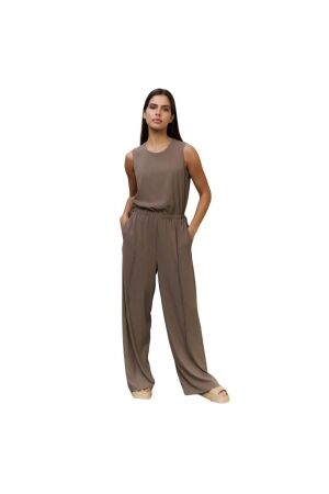 Yaya Sleeveless jumpsuit with cord