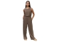 Yaya Sleeveless jumpsuit with cord