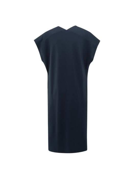 Yaya Dress 00119ith 00100ouble V-ne 9410 Total eclipse blue