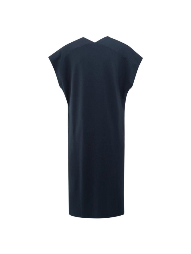 Yaya Dress 00119ith 00100ouble V-ne 9410 Total eclipse blue