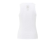 Yaya Ribbed singlet with back print 00000 Pure white