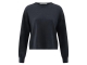 Yaya Textured round neck sweater ls 94016 Inkwell blue