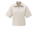 Yaya Short sleeve sweater with coll 99005 Chalk white
