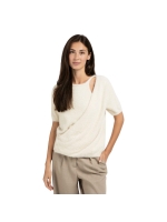 Yaya Fluffy cardigan overlaping ss 99005 Chalk white