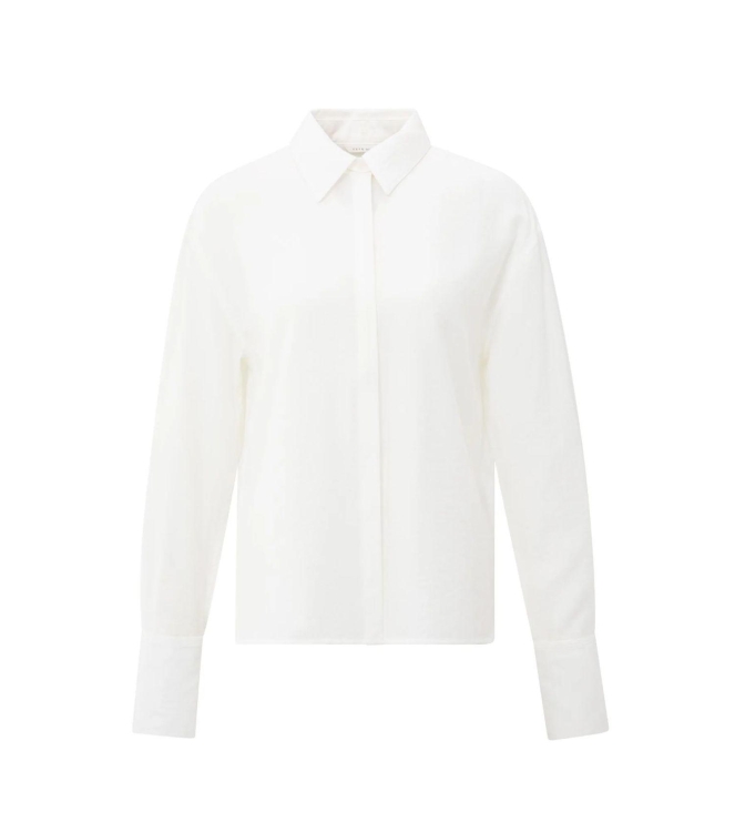 Yaya Shirt with removable collar an 99014 Off white