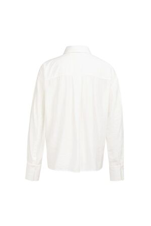 Yaya Shirt with removable collar an 99014 Off white