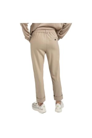 Yaya Pantalon with elastic waist 990061 Sand beige 