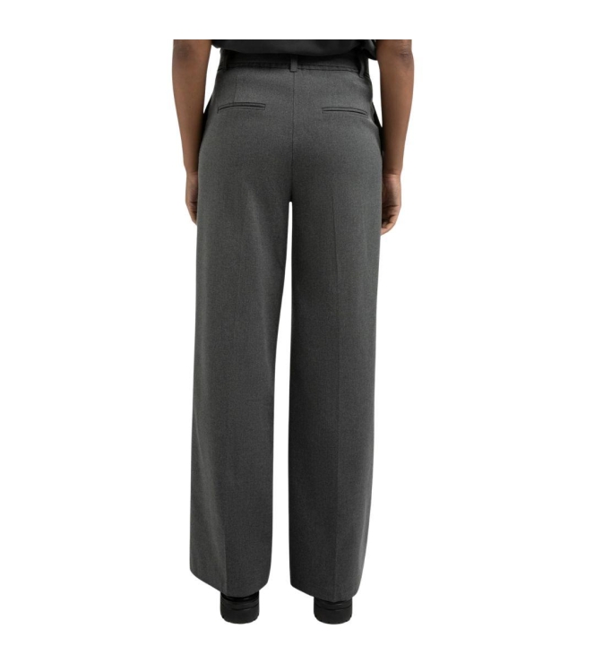 Yaya Woven wide leg trousers  with 99020 Anthracite mel