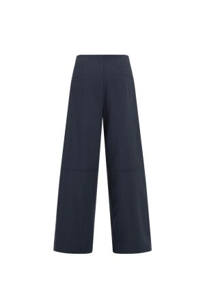 Yaya High waist wide leg trousers w 94016 Inkwell blue
