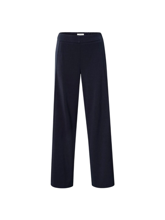 Yaya Woven wide leg trousers with s 94016 Inkwell blue