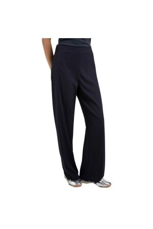 Yaya Woven wide leg trousers with s 94016 Inkwell blue