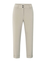 Yaya Woven high waist straight fit 99007 Sand melange