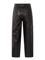 Yaya Faux leather carrot fit trouse 99029 Anthracite brown