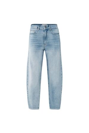 Yaya Loose fit hw denim 01118 Light blue denim