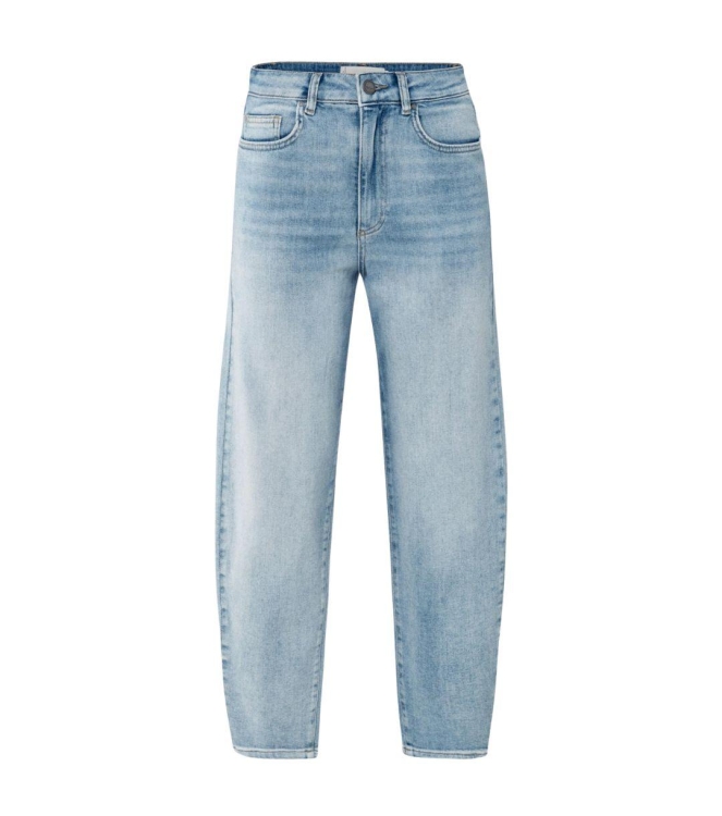 Yaya Loose fit hw denim 01118 Light blue denim