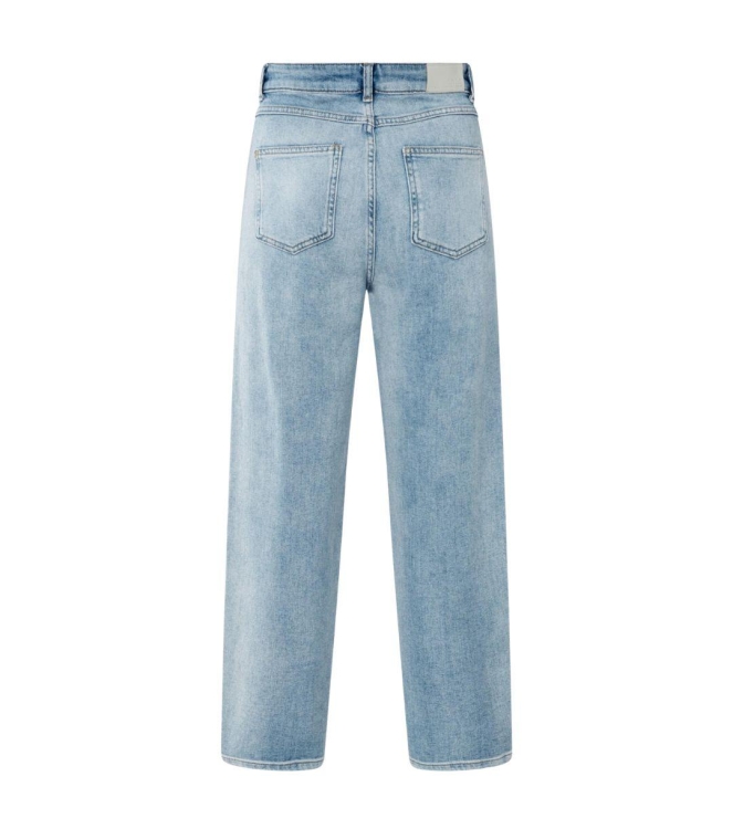 Yaya Loose fit hw denim 01118 Light blue denim
