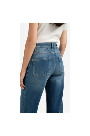 Yaya Hw loose wide denim - L34 01111 Blue denim