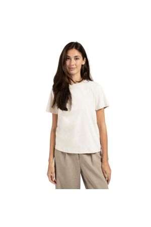 Yaya T-shirt with stitch details 99005 Chalk white