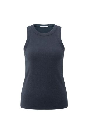 Yaya Rib singlet with metallic glit 94016 Inkwell blue