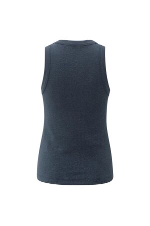 Yaya Rib singlet with metallic glit 94016 Inkwell blue