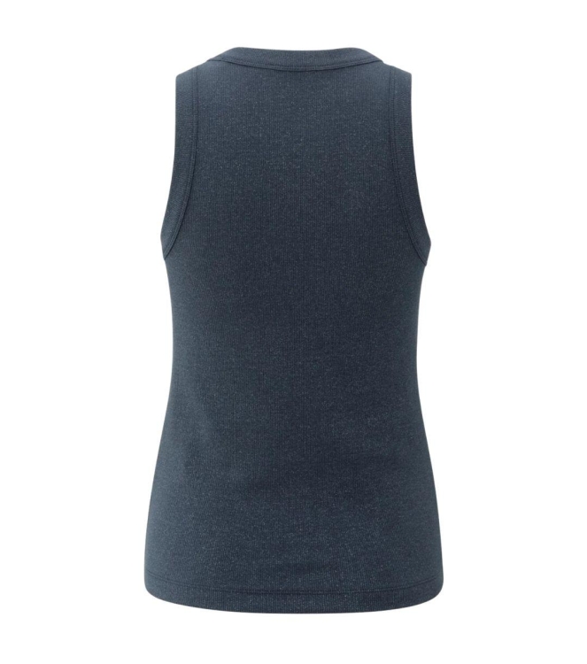 Yaya Rib singlet with metallic glit 94016 Inkwell blue