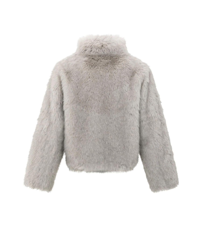 Yaya Faux fur jacket 990011 Light grey 