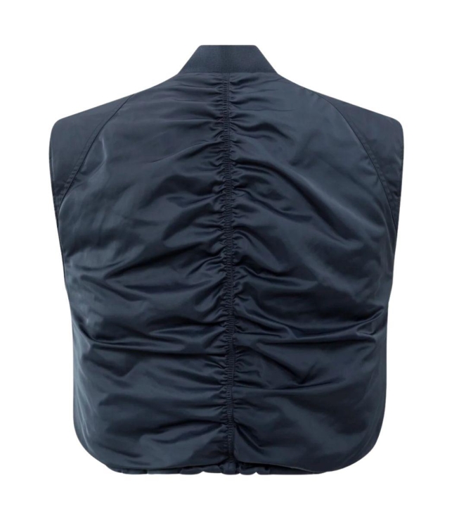 Yaya Nylon reversible bodywarmer 94016 Inkwell blue