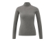 Yaya Ribbed top with turtleneck 99032 Taupe grey
