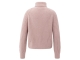 Yaya Sweater with cable detail 615092 Shadow gray pink mel