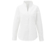 Yaya Blouse with high V-neck collar 00000 Pure white