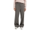 Yaya Trousers with turn-ups 990332 dark taupe mel