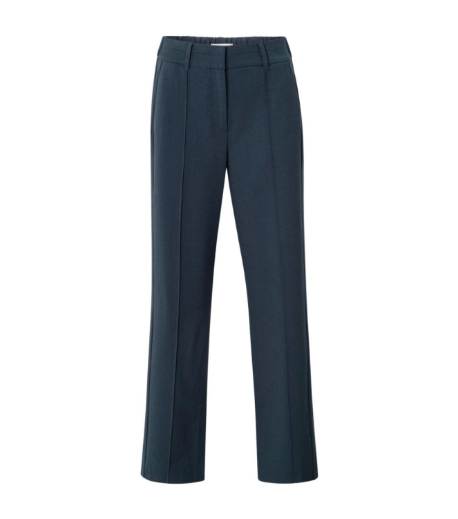 Yaya Wide leg trousers with seams 94051 Collegiate blue